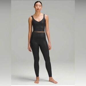 Rare Lululemon Align Ribbed High-Rise Pant 28" *Shine
Black